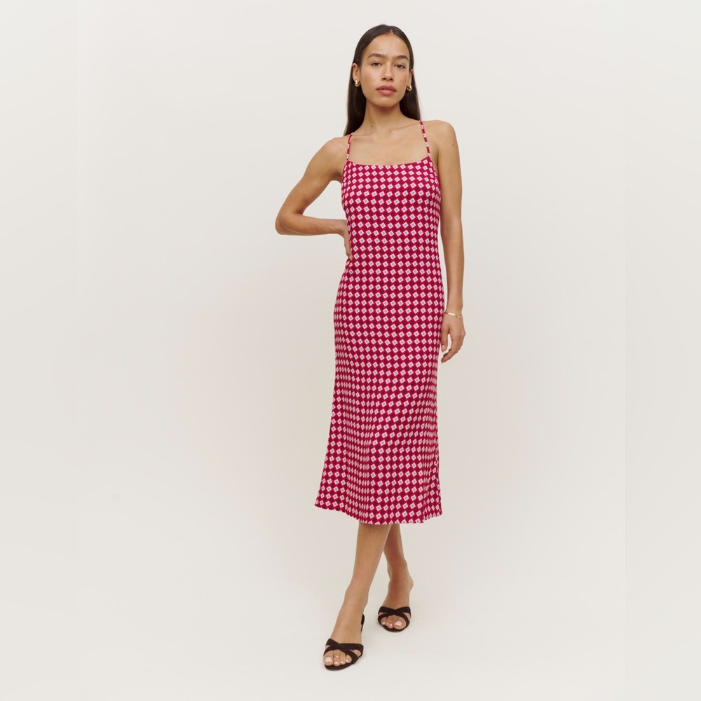 Reformation Dover midi dress in Arcade